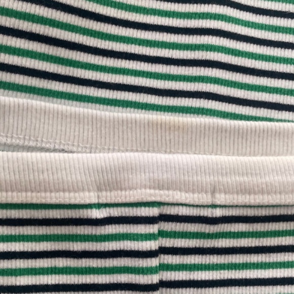 Forever 21 Midi Green Stripe Bodycon Dress Size Small - Picture 6 of 6